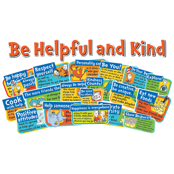Eureka Dr. Seuss™ Be Kind and Helpful Bulletin Board Set 847040
